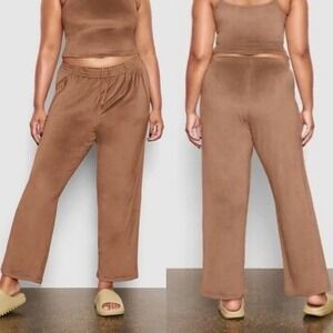 SKIMS Velour Track Pants Sienna 2X